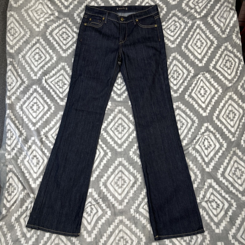 Fidelity Denim‎ Bella Donna Jeans 27/34 Mid Rise Dark Wash Bootcut Jason Trotzuk